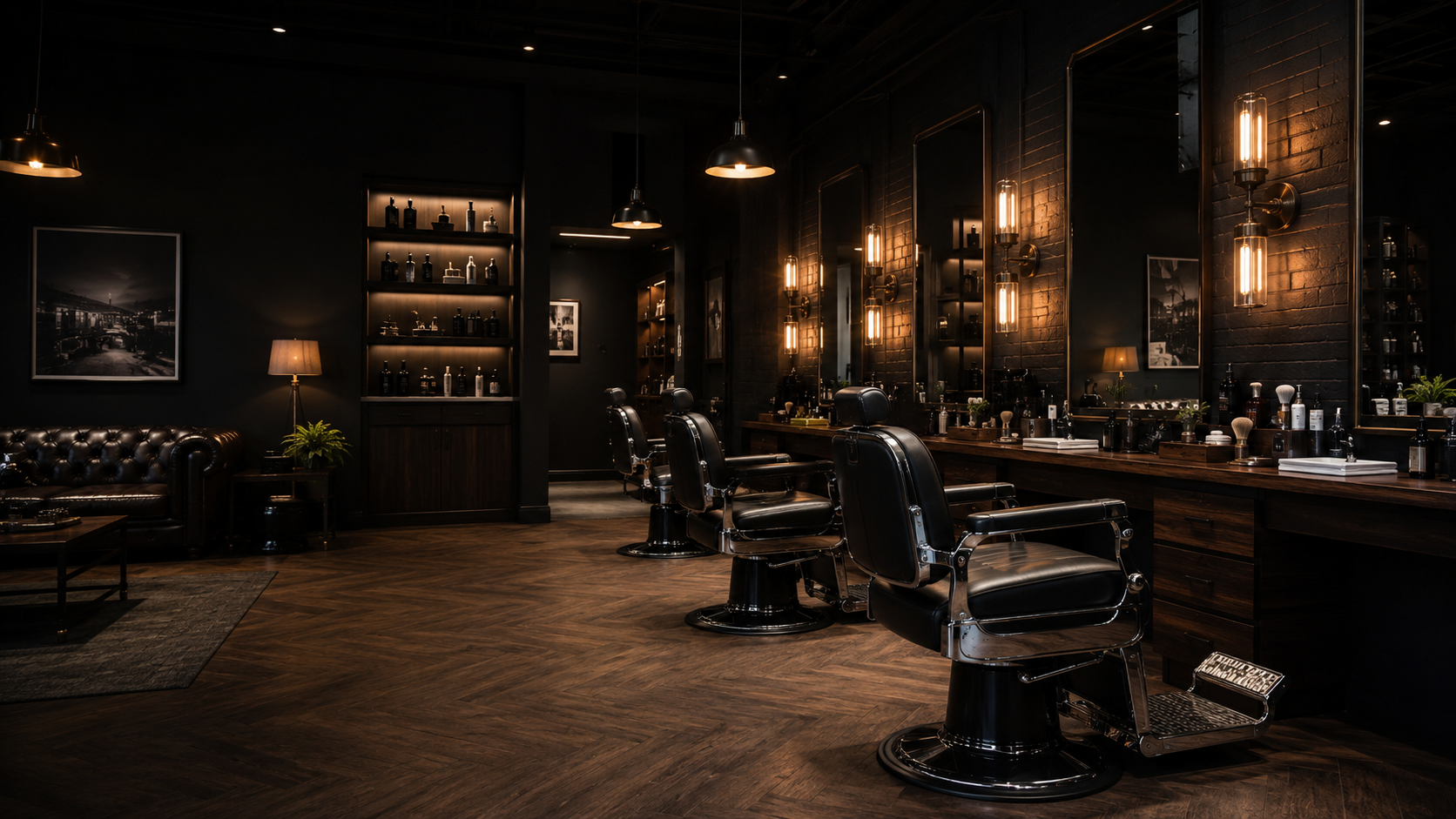 Espaço e experiência da barbearia