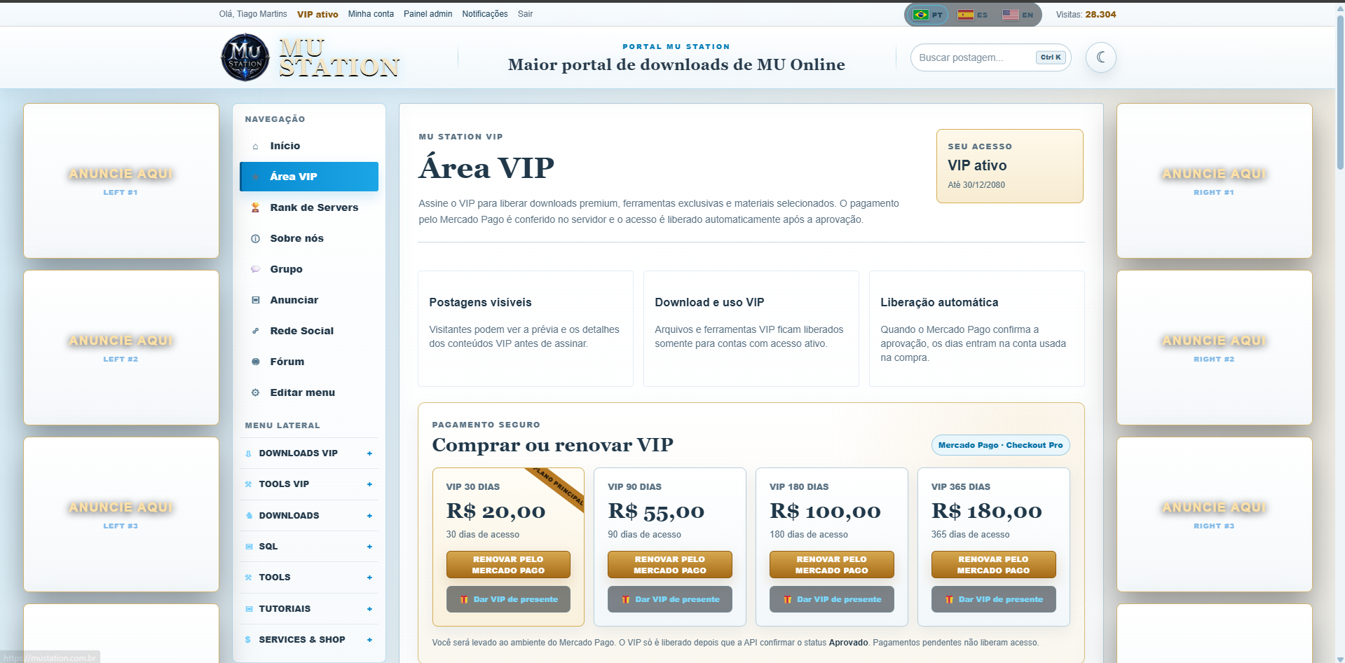 Site Mu Station para Downloads — imagem 2