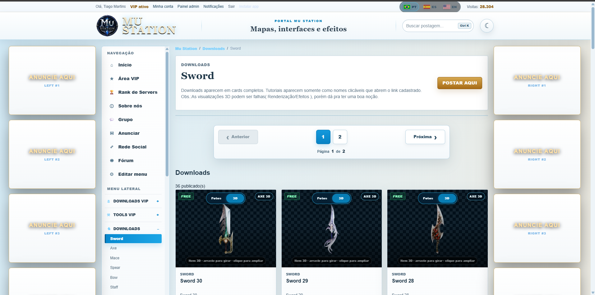 Site Mu Station para Downloads — imagem 3